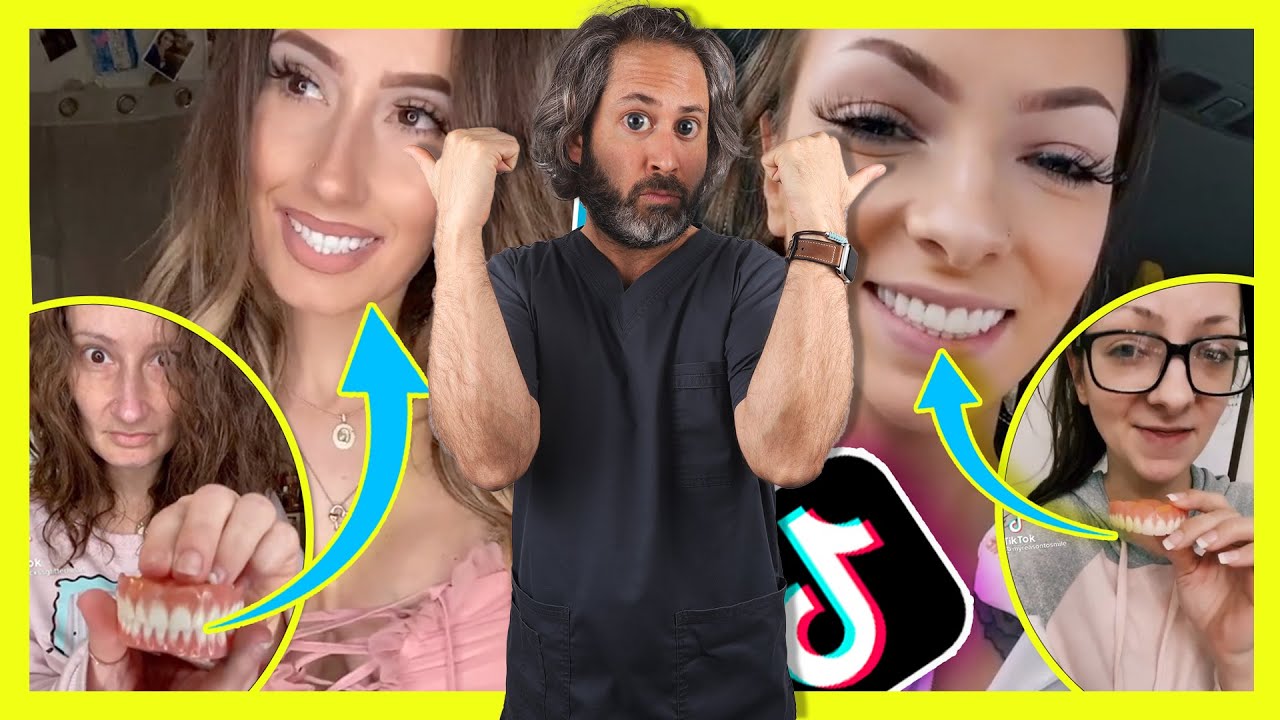 𝗗𝗲𝗻𝘁𝗶𝘀𝘁𝗮 𝗥𝗘𝗔𝗖𝗖𝗜𝗢𝗡𝗔 𝗮 Mujeres SIN DIENTES 𝗧𝗶𝗸 𝗧𝗼𝗸:Protesis Dentales Removibles ESTÉTICAS ¡INCREIBLE!🔥