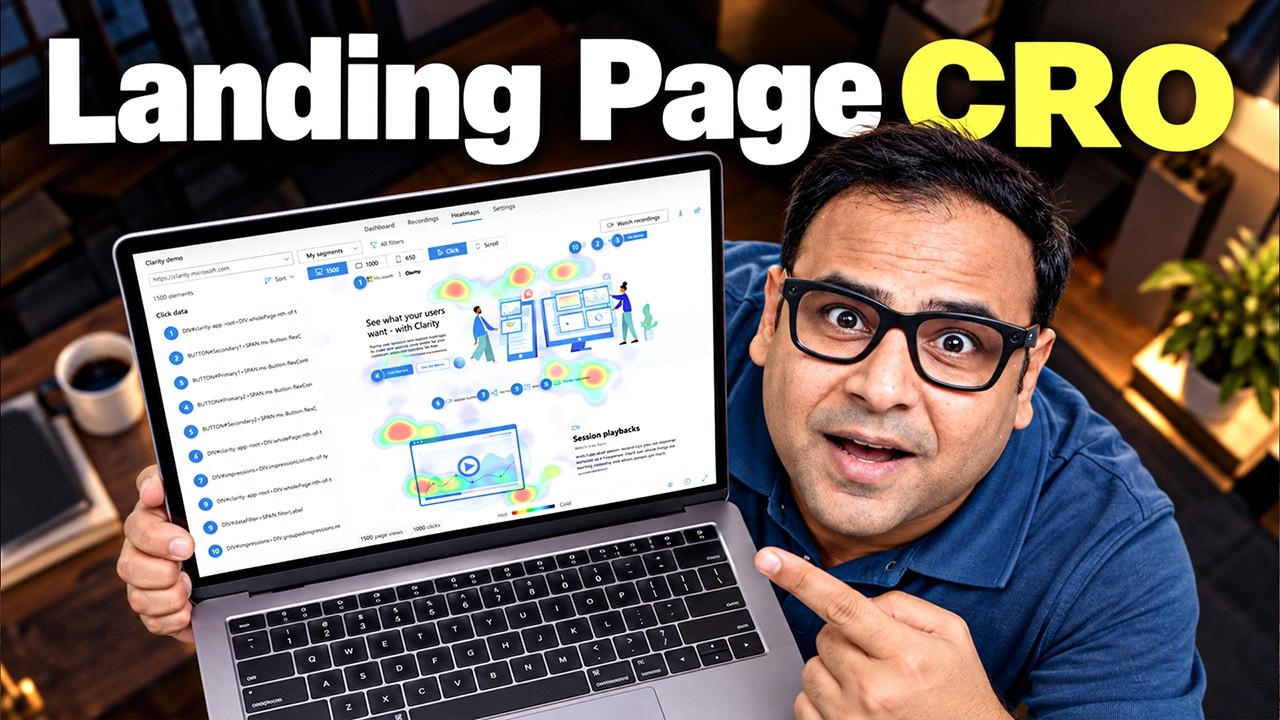 How to Audit Any Landing Page Using Microsoft Clarity - Umar Tazkeer