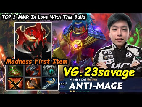 VG 23savage [Anti Mage] 11K MMR Carry In Love With This Meta New Build Dota 2 Perspective Gameplay