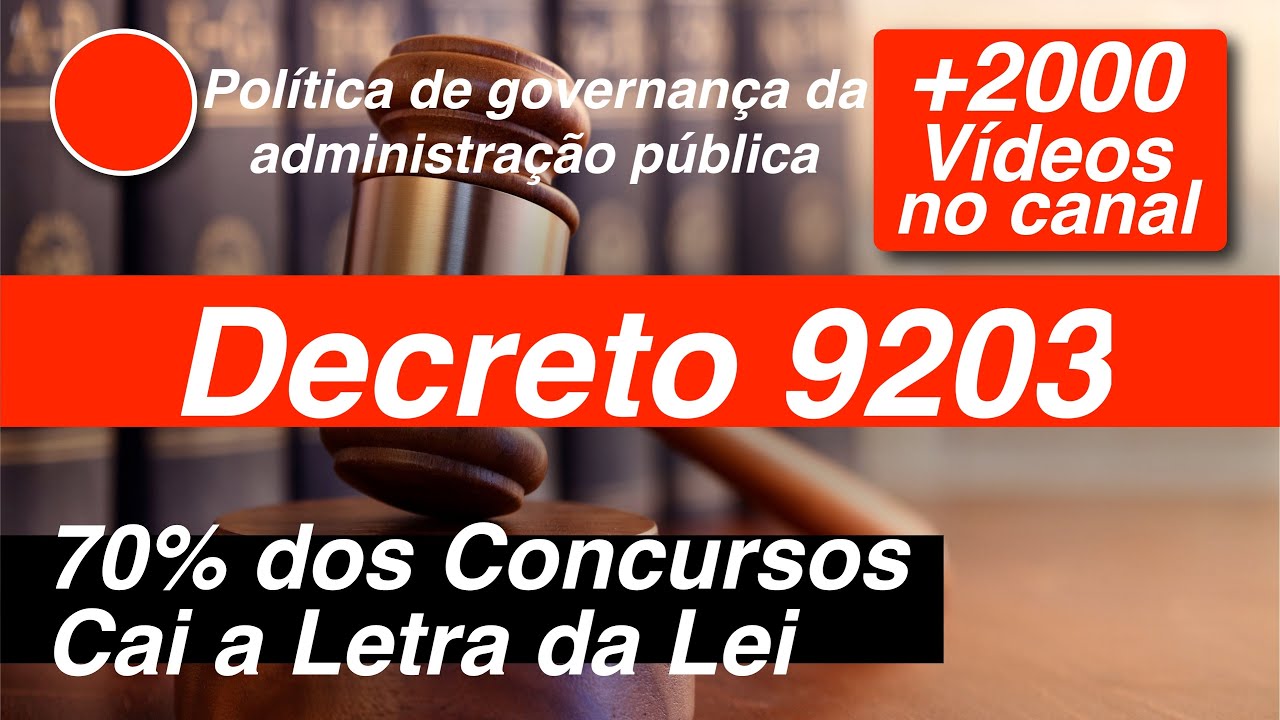 Decreto 9203  Política de governança da administração pública completa