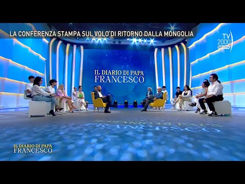 Il Diario di Papa Francesco (Tv2000), 5 settembre 2023 - Conferenza stampa sul volo di ritorno