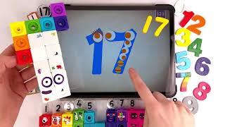 Colourful Numbers Learn to Count Numberblocks 10 - 20 Best Learn Numbers Educational Toddler Videos