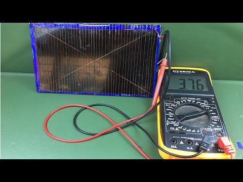 How to make solar energy , Free energy , Experiment DIY easy science project work 100%