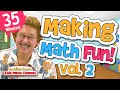Making Math Fun Vol 2 35 Minutes Of Fun Math Songs For Kids Jack Hartmann