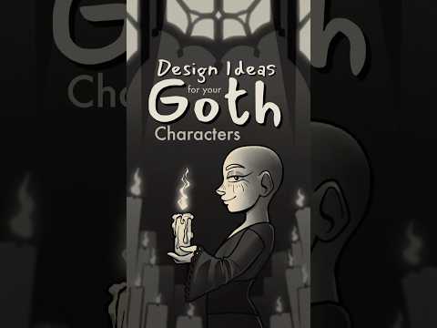 character design ideas for your goth characters 🖤⚰️ #art #oc #ocs #originalcharacter #drawing