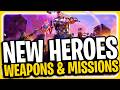 STW Is Getting NEW Missions Heroes Weapons