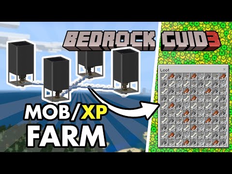 INSANELY FAST Quad Mob Farm | Minecraft Bedrock Guide S3 EP36