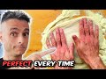 How To Stretch Home Made Pizza Dough BY HAND