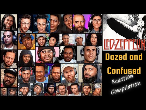 REACTION COMPILATION | Led Zeppelin - Dazed and Confused | FIRST TIME HEARING Montage