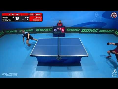 21:30 Valerii Tatarynov  0 - 3  Liubomyr Sheshurak West 5 WIN CUP 01.11.2022 | TABLE TENNIS WINCUP