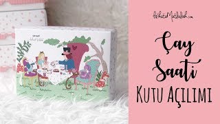 BikutuMutluluk Çay Saati Hediye Kutusu Kutu Açılımı