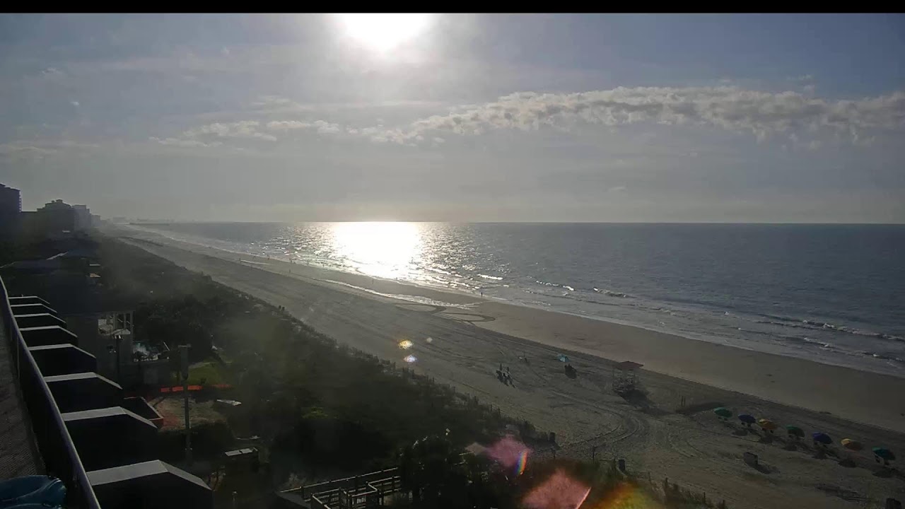 Live webcam view of Grande Shores Oceanfront Beach Cam