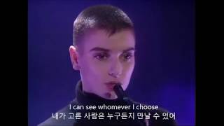 Sinéad O'Connor 시네이드 오코너  Nothing Compares 2 ULive  한글자막