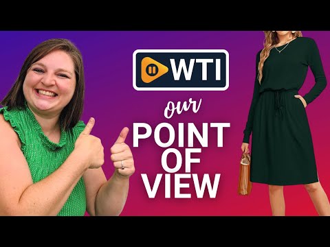 Simier Fariry Womens Hide Belly Work Casual Midi Dresses with Pockets - WTI product video review