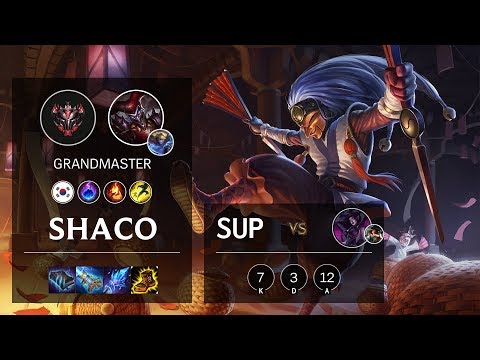 Shaco Support vs Morgana - KR Grandmaster Patch 10.4