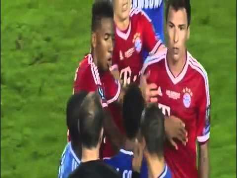 Ramires Brutal Takle & Red Card // UEFA SuperCup 2013 (Bayern Munich-Chelsea) [HD]