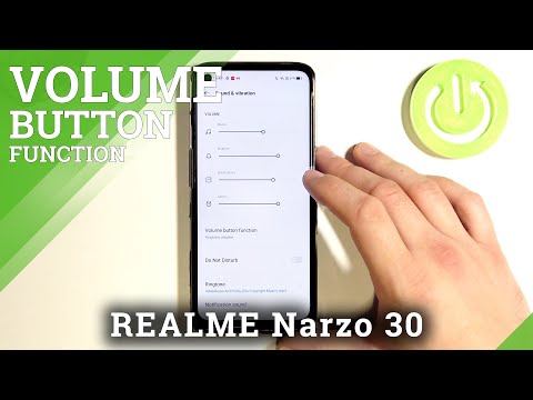 How to Change Volume Key Control on REALME Narzo 30 - Sound Settings
