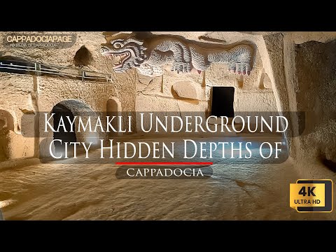 Kaymakli Underground City 4K | Deepest Cave City in Cappadocia, Turkey