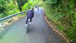 preview picture of video 'MTB Shimla 2014 : Day 2 : Downhill Road Transport Section : Chail to Sadhupul'
