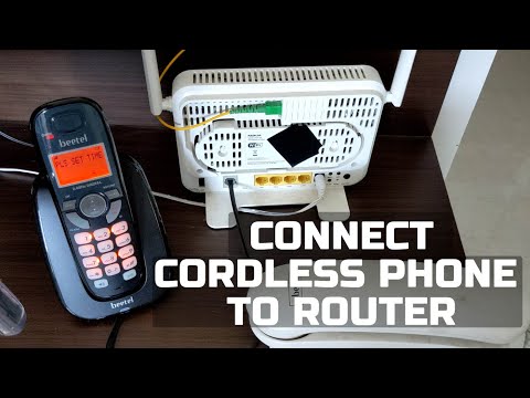 Connect Cordless Phone to Router | Airtel Xtream Fiber Calling