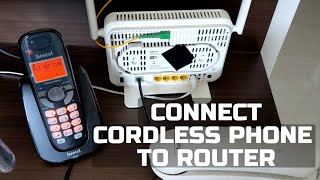 Connect Cordless Phone to Router | Airtel Xtream Fiber Calling