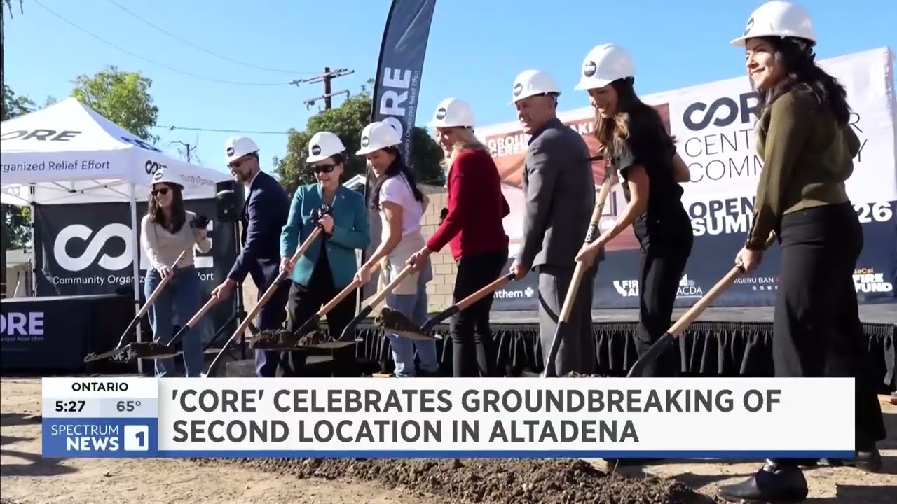 Spectrum News - Groundbreaking in Altadena