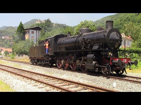 Locomotiva a vapore 740 278 in Valsesia