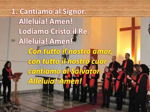 105  CANTIAMO AL SIGNOR