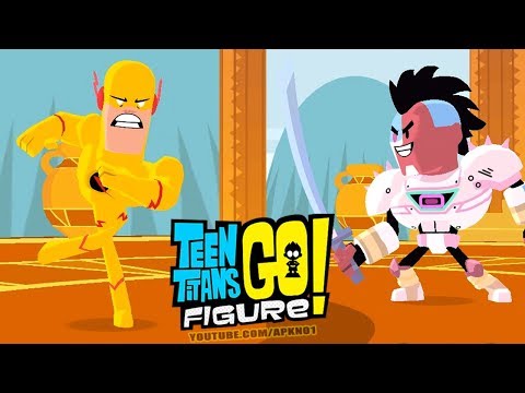 Teeny Titans 2 Android Gameplay #6 - The Flash VS Cyborg