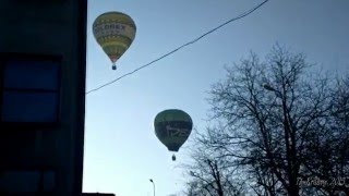 Sylwester 31.12.2015 w Krakowie. Balony na gorące powietrze .