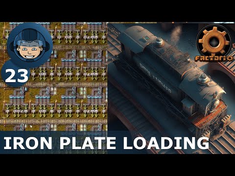 IRON PLATE LOADING -  Step 23: Factorio Megabase (Step-By-Step)