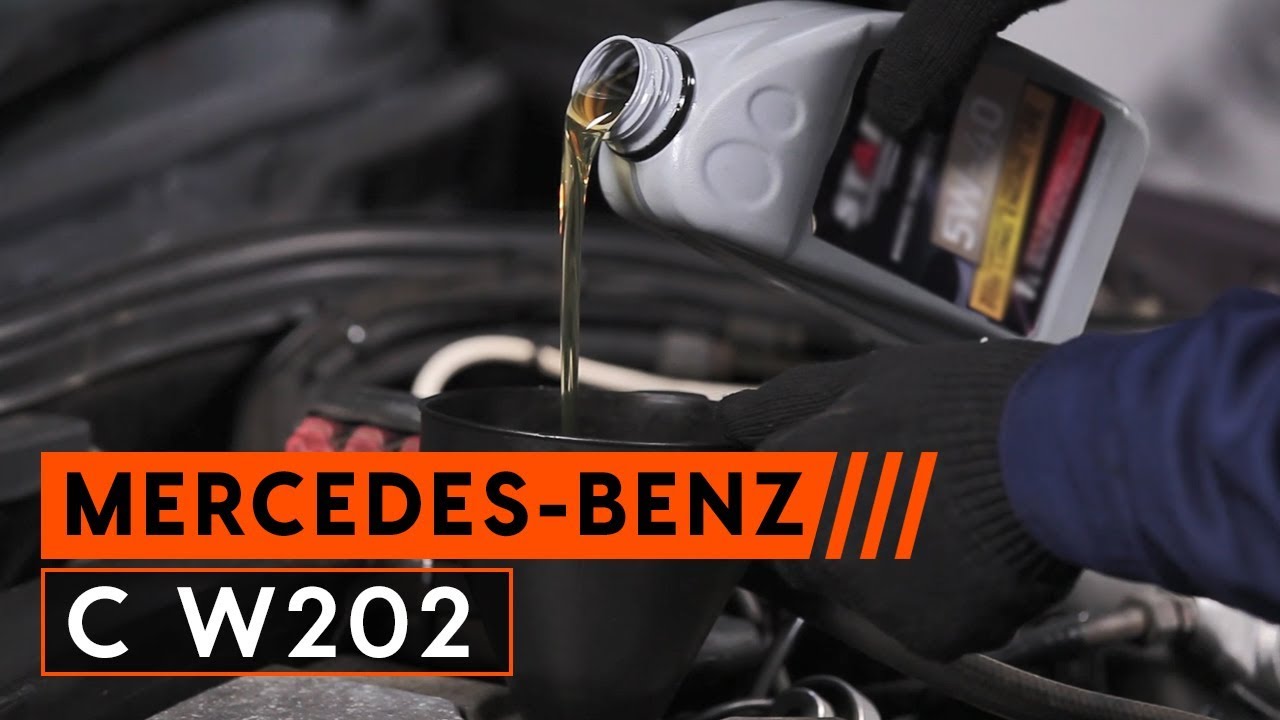 Kako zamenjati avtodel motorna olja in filter na avtu Mercedes W202 – vodnik menjave