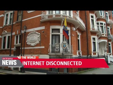 Ecuador cuts WikiLeaks founder Assange's internet at embassy in London