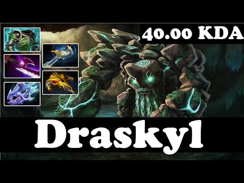 40.00 KDA - Draskyl Plays Tiny Vol 3 - Pub Match Gameplay - Dota 2