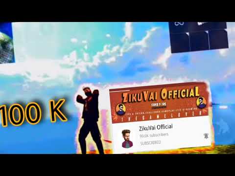 Congratulations @ZikuVai For 100k YouTube Subscribers....