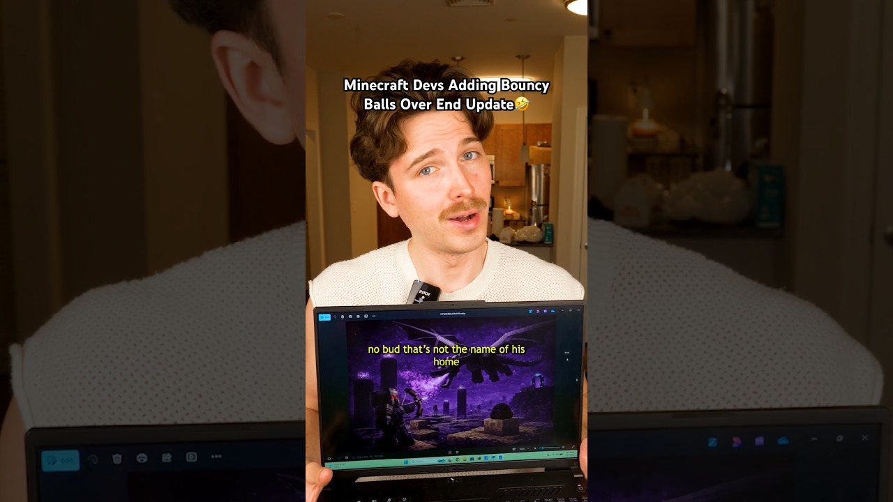 Minecraft Devs Adding Bouncy Balls Over End Update🤣