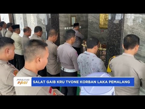 POLRES PEMALANG SALAT GAIB DOAKAN KRU JURNALIS TVONE KORBAN LAKA
