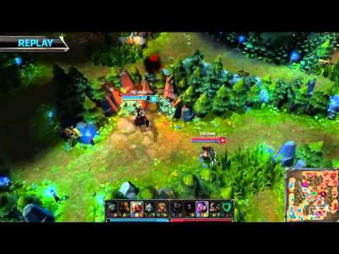 xPeke zed vs General Dade Talon Epic 1 v 1 Duel