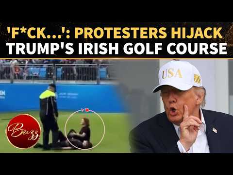 'ARREST TRUMP': Protesters Halt Irish Open; Thousands Take To Shannon Airport, Dublin Streets