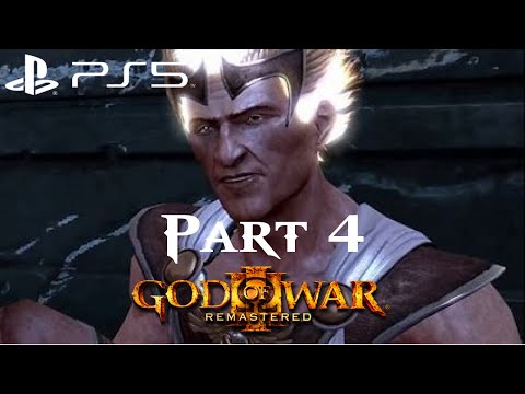 GOD OF WAR 3 REMASTERED PS5 GAMEPLAY WALKTHROUGH FULL GAME Part 4 - HERMES