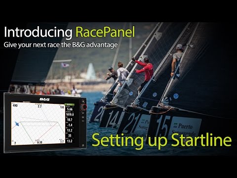B&G RacePanel - Setting up a Start Line