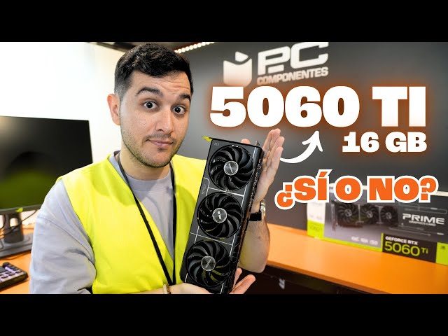 Vídeo relacionado con ASUS Prime GeForce RTX 5060 Ti 16GB GDDR7 OC Edition - Tarjeta gráfica preparada para SFF (PCIe 5.0, 16GB GDDR7, HDMI/DP 2.1, 2,5 Ranuras, Ventiladores Axial-Tech, Dual BIOS)
