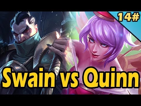 #14 Quinn Top vs Swain Full Gameplay - s7 League of Legends