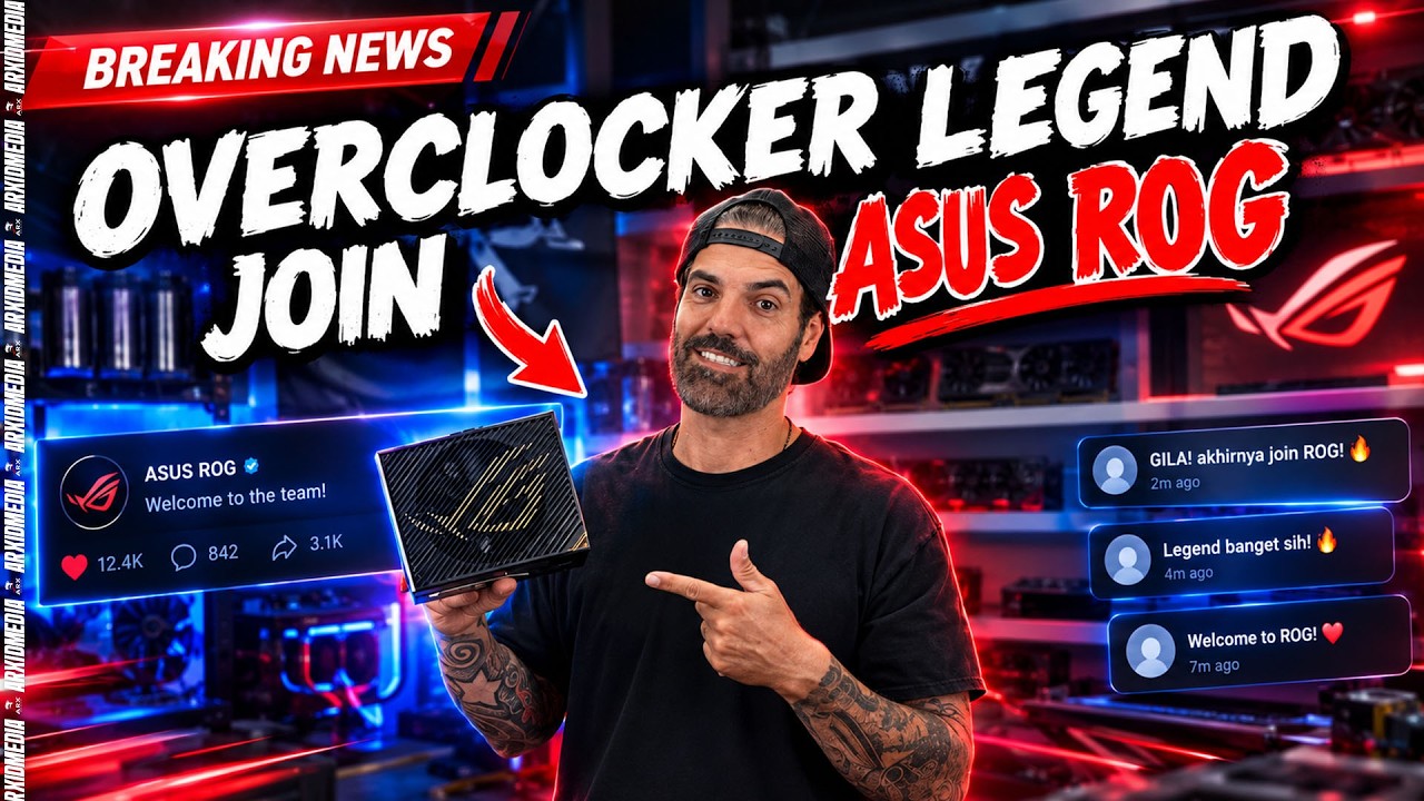 🔴 Live Stream #382 Overclocker Legend "Kingpin" Official Join ASUS ROG!