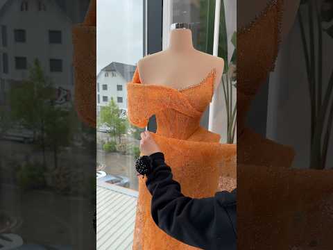 Discover the magic of dress design in this quick draping tutorial! ✨