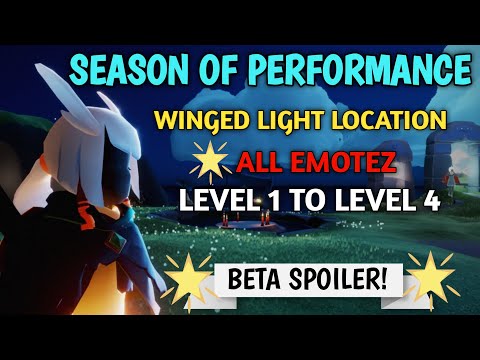 SEASON OF PERFORMANCE - 🌟WINGED LOCATION 🌟 - 💃ALL EMOTEZ 💃