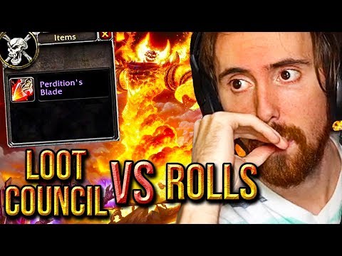 Asmongold Torn Between Respecting Rolls Or Loot Council RAGNAROS Drops - Classic WoW