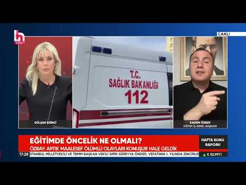 Eğitim-İş Genel Başkanı Kadem Özbay - Hafta Sonu Raporu - Halk TV | EĞİTİM İŞ