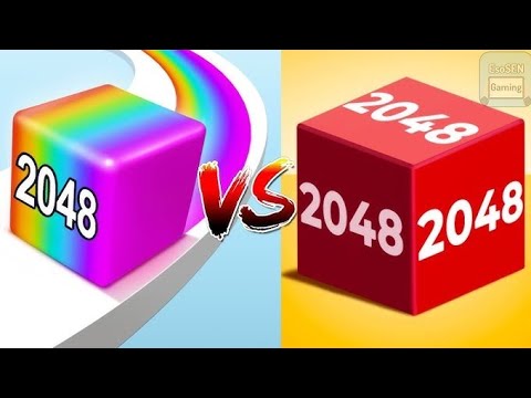 Jelly Run 2048 vs Chain Cube | Super Satisfying Gameplay 🔥🎮 