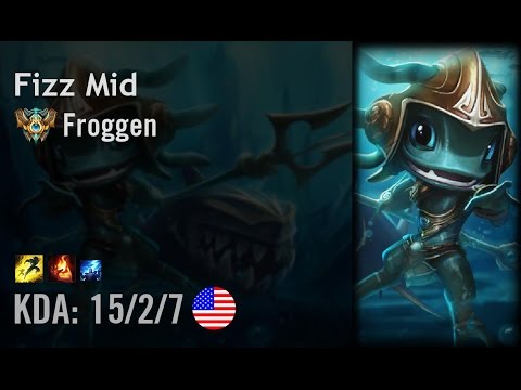 Fizz Mid vs LeBlanc - Froggen - NA Challenger Patch 6.7